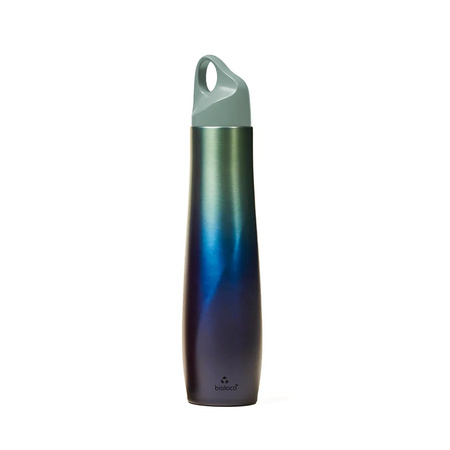Butelka termiczna z uchwytem curve niebieska 420 ml - chic-mic-mic