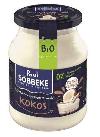 Ekologiczny jogurt kokosowy, 7,5 % tłuszczu w mleku BIO 500 g (słoik)