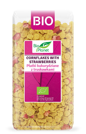 Płatki kukurydziane z truskawkami BIO 250 g
